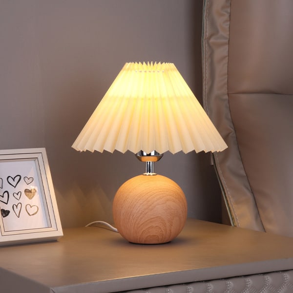 Elegant Wooden Table Lamp