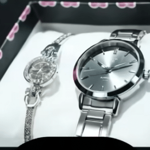 Premium Women's Watch & Bracelet Gift Set