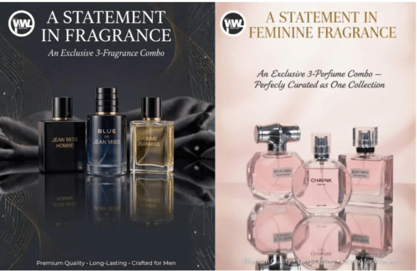Premium Perfume Combo Set (6 in 1) Men & Women Combo
